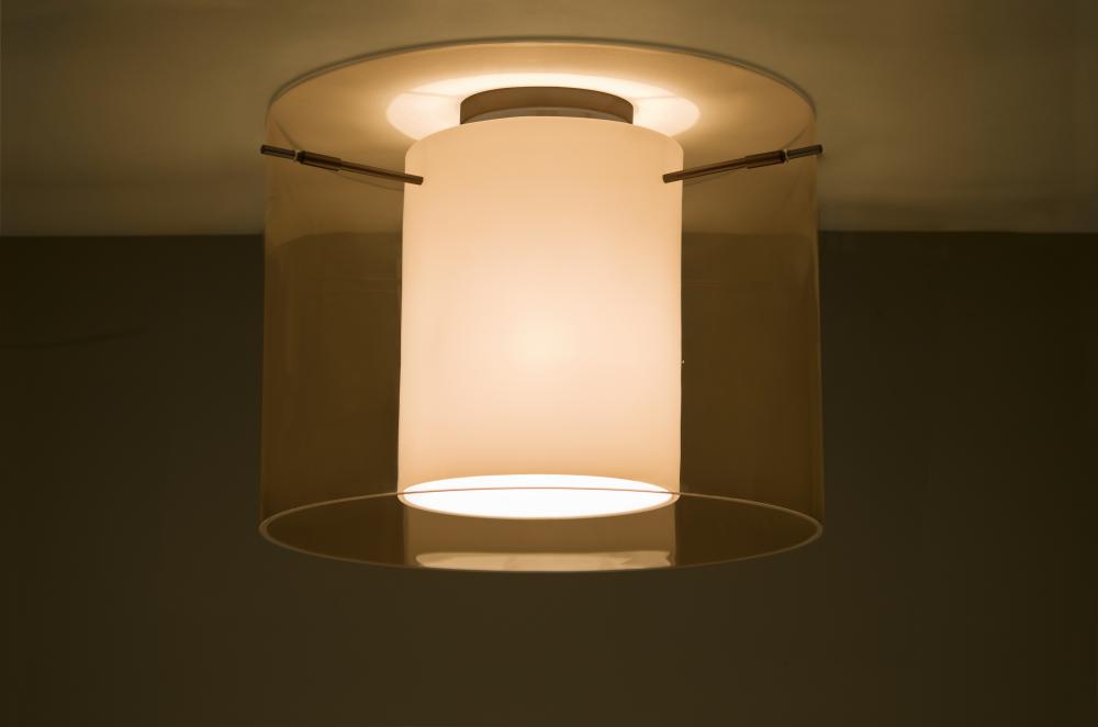 Besa Ceiling Pahu 16 Bronze Transparent Armagnac/Opal 1x11W LED