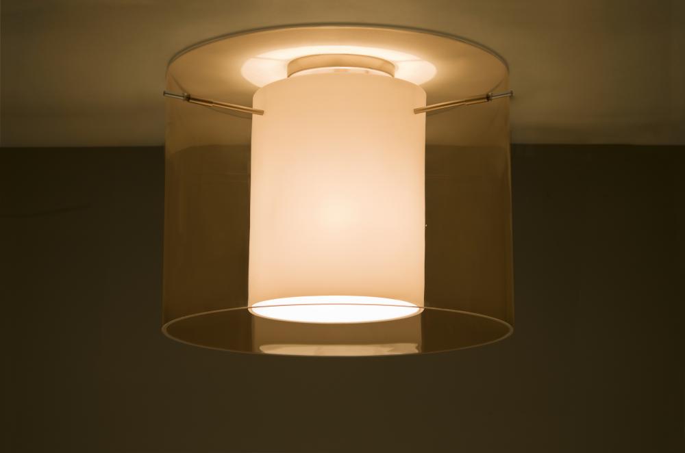 Besa Ceiling Pahu 16 Satin Nickel Transparent Armagnac/Opal 1x11W LED