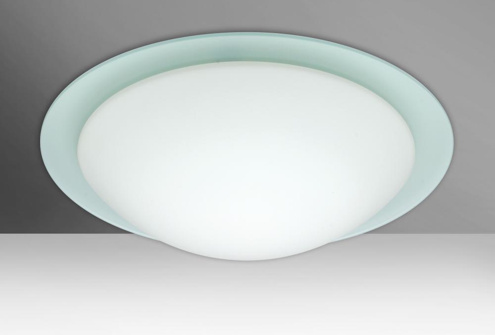Besa Ceiling Ring 19 White/Frost Ring 1W28W LED