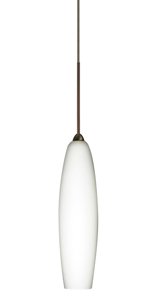 Besa Pendant For Multiport Canopy Zumi Bronze Opal Matte 1x5W LED