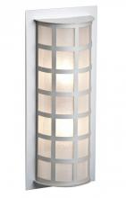 Besa Lighting SCALA20-GL-LED-BA - Besa Outdoor Scala 20 Brushed Aluminum Glitter Glass 2x9W LED