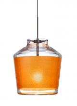 Besa Lighting X-PIC6GD-BR - Besa Pendant For Multiport Canopy Pica 6 Bronze Gold Sand 1x50W Halogen