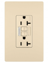 Legrand 2097NTLTRI - radiant? 20A Tamper Resistant Self Test GFCI Outlet with Night Light, Ivory