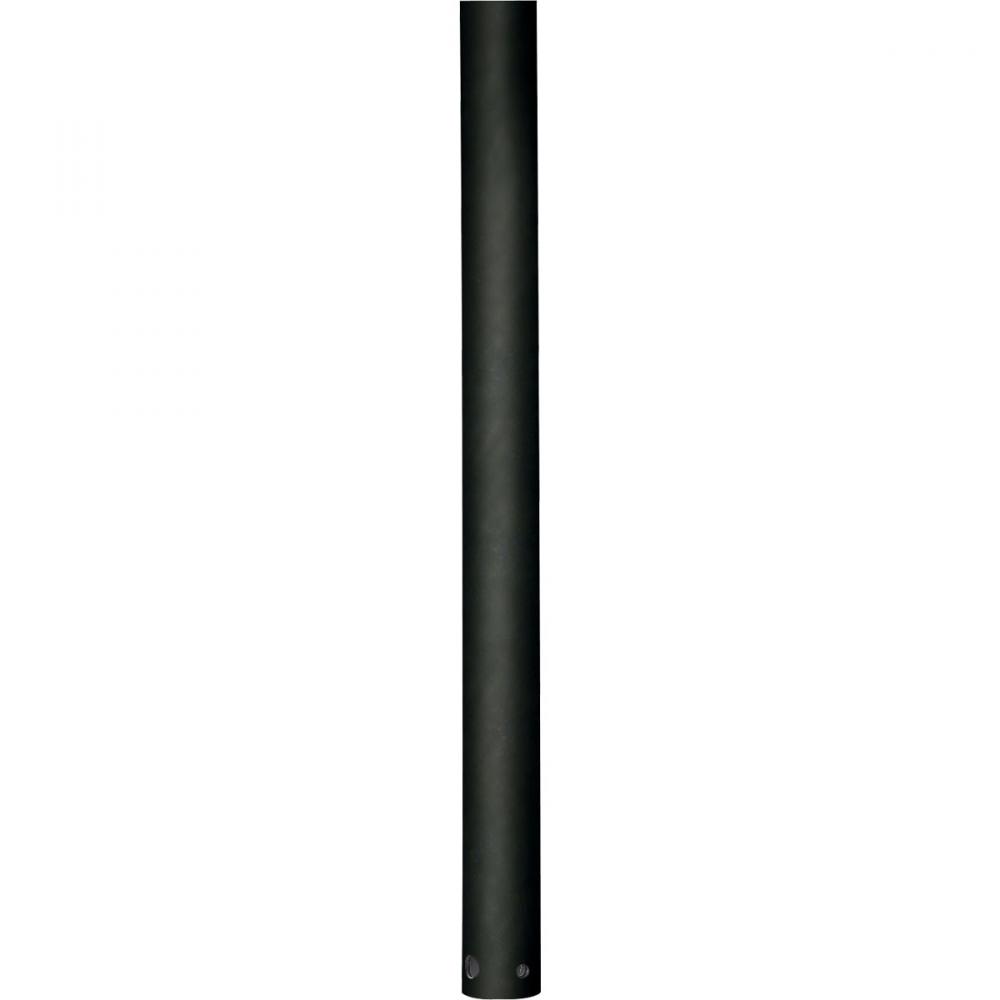 AirPro Collection 36 In. Ceiling Fan Downrod in Forged Black