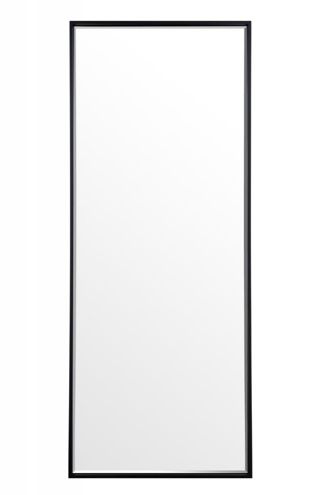 Full-Length Leaning/Wall-Mounted Mirror - Black