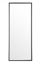 Varaluz 423A01BL - Full-Length Leaning/Wall-Mounted Mirror - Black