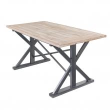 Varaluz 4FTA0101 - Dawson Rustic Wood Dining Table