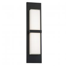 WAC US WS-W21122-40-BK - BANDEAU Outdoor Wall Sconce Light