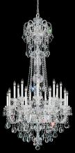 Schonbek 1870 6818-211H - Olde World 23 Light 120V Chandelier in Aurelia with Clear Heritage Handcut Crystal