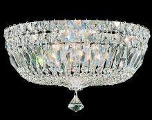 Schonbek 1870 5893-211O - Petit Crystal Deluxe 5 Light 120V Flush Mount in Aurelia with Clear Optic Crystal