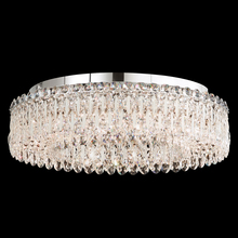 Schonbek 1870 RS8347N-401S - Sarella 12 Light 120V Flush Mount in Polished Stainless Steel with Clear Crystals from Swarovski