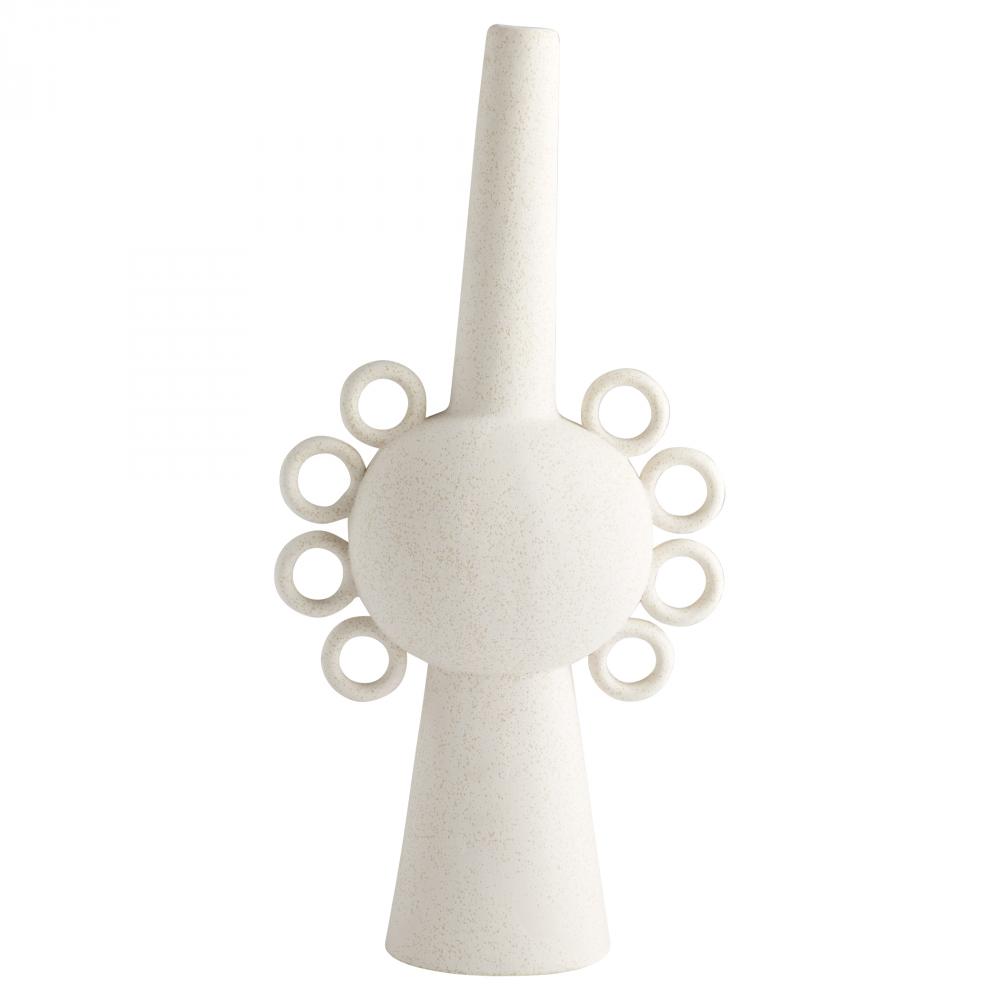 Ringlets Vase|White-Large