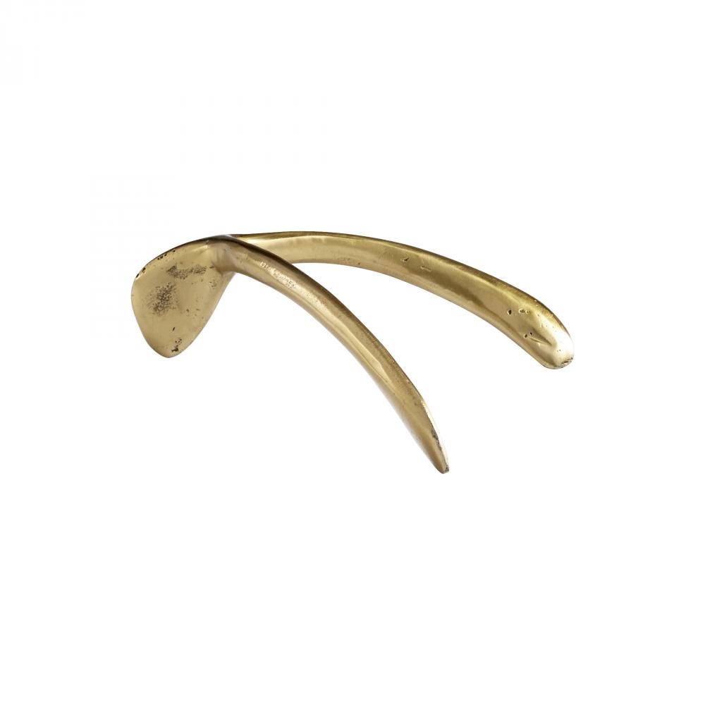 Wishbone Token|Aged Brass