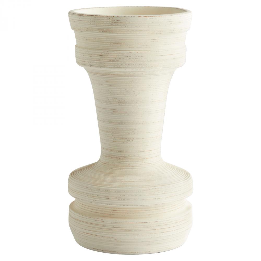 Taras Vase | White-Medium