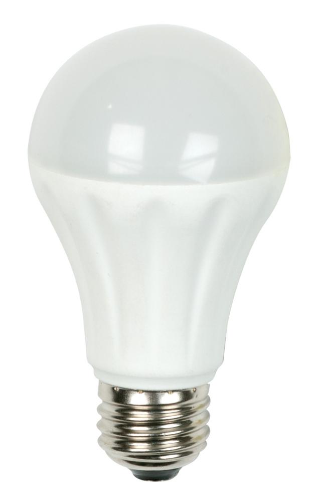 4.21" M.O.L. Frost LED A19, E26, 9W, Non-Dimmable, 3000K