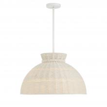 Crystorama RES-10524-MT - Reese 4 Light Matte White Chandelier