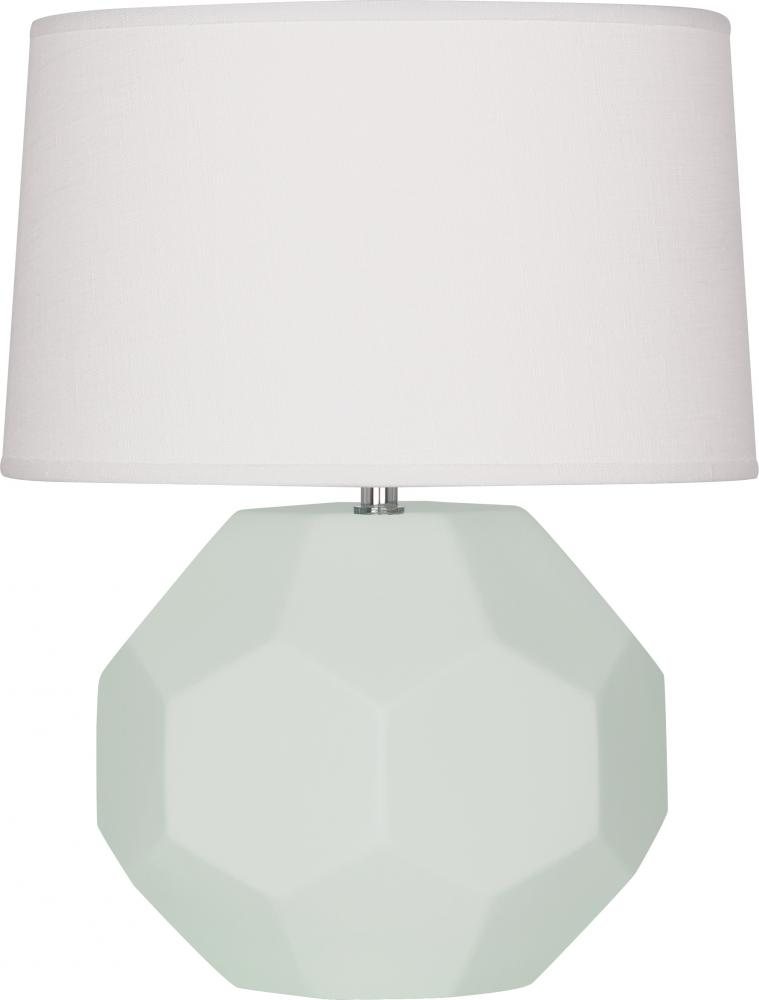 Matte Celadon Franklin Table Lamp