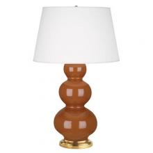 Robert Abbey 325X - Cinnamon Triple Gourd Table Lamp