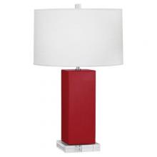 Robert Abbey RR995 - Ruby Red Harvey Table Lamp