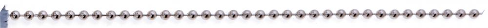 #6 Beaded Chain; 1/8" Diameter; 100 Foot Spool; Nickel Finish; Used On Pull Sockets And Switches