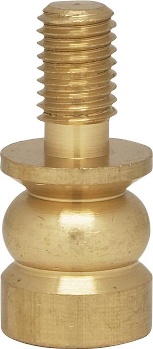 Solid Brass Riser; 1/4-27; Burnished And Lacquered; 1/2" Height