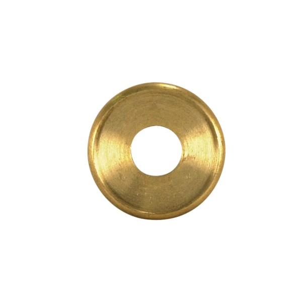 Turned Brass Check Ring; 1/8 IP Slip; Unfinished; 1-5/8" Diameter