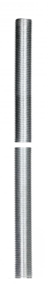1/8 IP Steel Nipple; Zinc Plated; 14" Length; 3/8" Wide