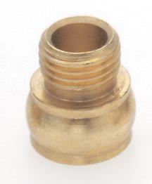 Brass Beaded Nozzles Brass Burnished And Lacquered; 1/8 F x 1/8 M