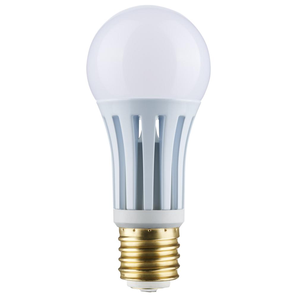 10/22/34 Watt PS25 LED Three-Way Lamp; E39d Mogul Base; 2700K; White Finish; 120 Volt