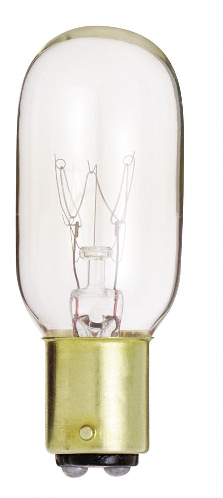 15 Watt T7 Incandescent; Clear; 2500 Average rated hours; 95 Lumens; DC Bay base; 130 Volt; Carded