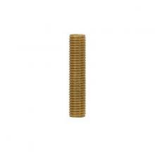 Satco Products Inc. 90/1189 - 1/8 IP Solid Brass Nipple; Unfinished; 2" Length; 3/8" Wide