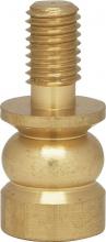 Satco Products Inc. 90/1562 - Solid Brass Riser; 1/4-27; Burnished And Lacquered; 1/2" Height