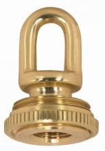 Satco Products Inc. 90/1572 - 1/4 IP Cast Brass Screw Collar Loops with Ring 1/4 IP Fits 1" Canopy Hole Ring