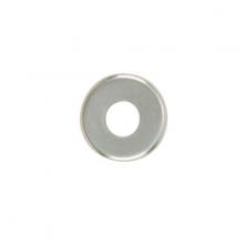 Satco Products Inc. 90/1661 - Steel Check Ring; Curled Edge; 1/8 IP Slip; Nickel Plated Finish; 1/2" Diameter