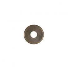 Satco Products Inc. 90/1763 - Steel Check Ring; Curled Edge; 1/8 IP Slip; Antique Brass Finish; 1-1/2" Diameter