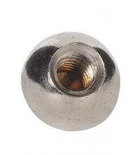 Satco Products Inc. 90/1810 - Brass Ball; 3/8" Diameter; 8/32 Tap; Nickel Finish