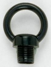 Satco Products Inc. 90/204 - 1" Male Loops; 1/8 IP With Wireway; 10lbs Max; Glossy Black Finish