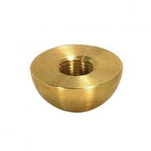 Satco Products Inc. 90/2095 - Brass Half Ball; Unfinished; 8/2 Tap; 1/2" Diameter