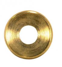 Satco Products Inc. 90/2152 - Turned Brass Double Check Ring; 1/8 IP Slip; Burnished And Lacquered; 1" Diameter