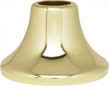 Satco Products Inc. 90/2189 - Flanged Steel Neck; 9/16" Hole; 1-3/16" Height; 3/4" Top; 1-3/4" Bottom Seats; Brass