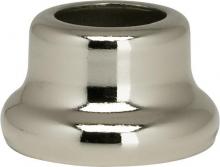 Satco Products Inc. 90/2212 - Flanged Steel Neck; 1/2" Height; 7/8" Bottom; Nickel Plated Finish