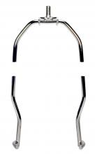 Satco Products Inc. 90/2251 - Heavy Duty Harp; Polished Nickel Finish; 8" Height; 1/4-27 Thread