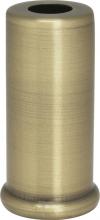 Satco Products Inc. 90/2287 - Steel Spacer; 7/16" Hole; 2" Height; 7/8" Diameter; 1" Base Diameter; Antique Brass