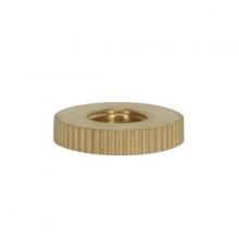 Satco Products Inc. 90/2440 - Knurl Solid Brass Check Ring; 1/8 IP Tapped; 1" Diameter