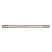 Satco Products Inc. 90/2503 - Steel Pipe; 1/8 IP; Nickel Plated Finish; 8" Length; 3/4" x 3/4" Threaded On Both Ends