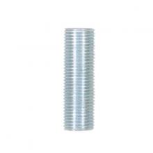 Satco Products Inc. 90/285 - 1/8 IP Steel Nipple; Zinc Plated; 1-3/8" Length; 3/8" Wide
