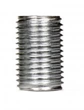 Satco Products Inc. 90/302 - 1/4 IP Steel Nipple; Zinc Plated; 3/4" Length; 1/2" Wide