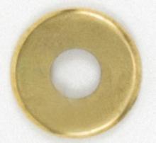 Satco Products Inc. 90/351 - Steel Check Ring; Curled Edge; 1/8 IP Slip; Brass Plated Finish; 2" Diameter