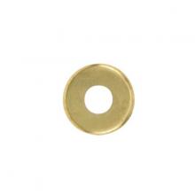 Satco Products Inc. 90/354 - Steel Check Ring; Straight Edge; 1/8 IP Slip; Brass Plated Finish; 1-1/2" Diameter
