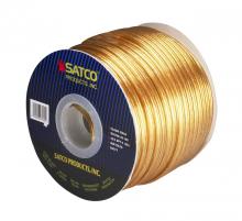 Satco Products Inc. 93/165 - Lamp And Lighting Bulk Wire; 16/2 SPT-2 105C; 250 Foot/Spool; Clear Gold